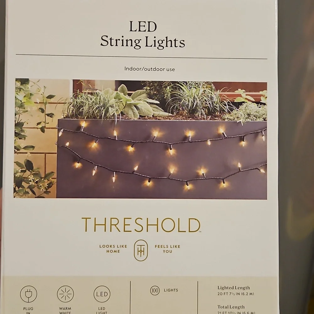 Threshold String Lights 2 Boxes Of Warm White New